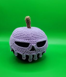 Crochet Poison Apple, Poison Apple Crochet Pattern Free, Crochet Poison Apple Pattern Free, Poison Apple Crochet, Apple Crochet, Poisoned Apple, Apple Pattern, Poison Apple, Poison Apples