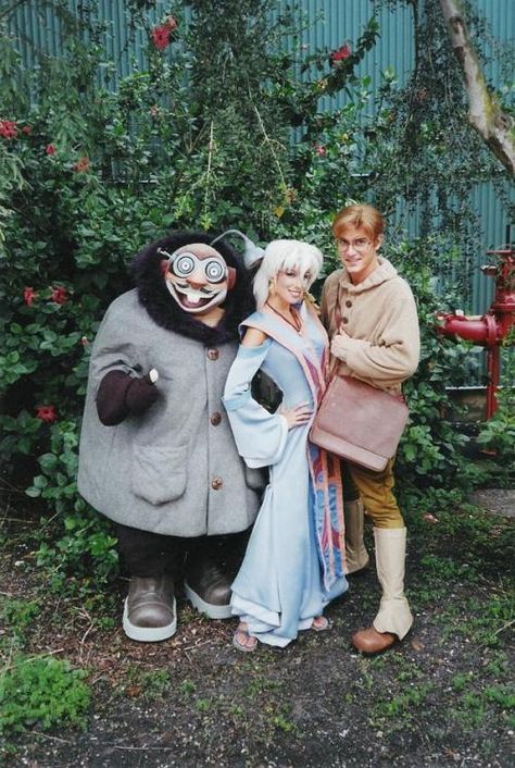 Rarest Characters To Find | Page 5 | WDWMAGIC - Unofficial Walt Disney World discussion forums Milo And Kida Atlantis Cosplay, Milo And Kida Costume, Atlantis Cosplay, Disney Atlantis, Kida Disney, Cosplay Disney, Group Cosplay, Belle Cosplay, Atlantis The Lost Empire