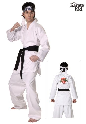 Authentic Karate Daniel San Costume For Adults#Daniel, #Karate, #Authentic Sans Halloween Costume, Gi Outfit, Daniel San, Karate Kid Costume, Kid Costume, Karate Uniform, The Karate Kid, 80s Costume, Karate Kid Cobra Kai