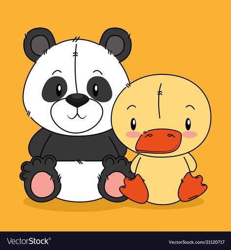 Duck Wallpaper, Bear Panda, Panda Lindo, Pencil Sketch Drawing, Vector Illustration Design, Cute Bear, Safe Place, Cute Bears, Drawing Sketches