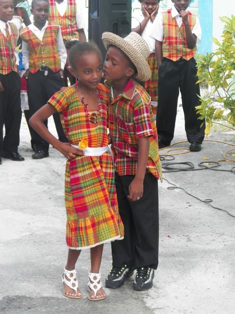 Antigua and Barbuda 🇦🇬 Trinidad And Tobago Traditional Clothing, Barbados Traditional Clothing, Grenada Traditional Clothing, Antigua And Barbuda Aesthetic, Antigua And Barbuda Travel, Antigua And Barbuda Culture, Louisiana Creole, Caribbean Culture, Antigua And Barbuda