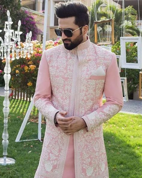 Wedding Dresses Men, Pink Sherwani, India Fashion Men, White Sherwani, Sherwani For Groom, Man Dress Design, Indian Wedding Clothes For Men, Wedding Outfit For Boys, Sherwani For Men Wedding