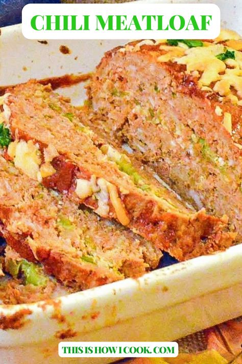 Chili Meatloaf, Smoked Trout Pate, Simple Meatloaf, Hatch Green Chili Recipe, Chicken Loaf, Meatloaf Topping, Hatch Green Chili, Cheese Stuffed Meatloaf, Green Chili Recipes