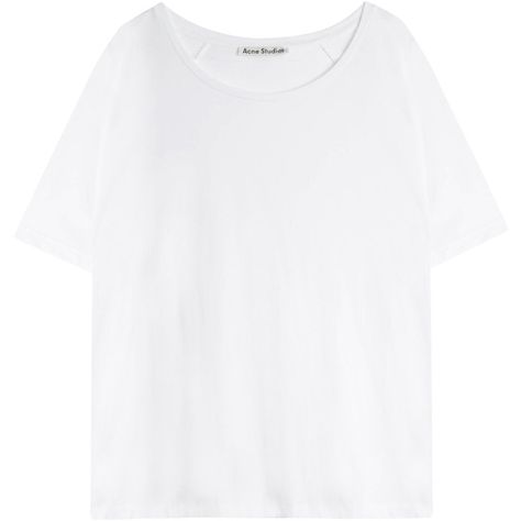 ACNE STUDIOS Narobi T-shirt ($112) ❤ liked on Polyvore featuring tops, t-shirts, shirts, boatneck t shirt, baggy shirts, boatneck tee, short sleeve t shirts and short sleeve tees Baggy Shirt Outfit, Shirts Baggy, Boatneck Shirt, Baggy Shirts, Boat Neck Shirt, Baggy Shirt, Baggy T-shirt, Outfit Polyvore, White Short Sleeve Shirt