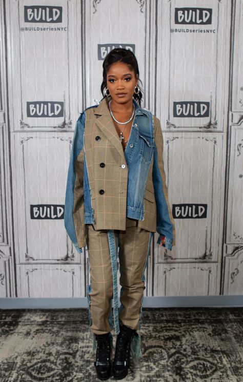 How Keke Palmer Went From "VP" to VIP on the Red Carpet Photos | W Magazine Denim Red Carpet Looks, Keke Palmer Fashion, Keke Palmer Style, Keke Palmer Aesthetic, Keke Palmer Outfits, Concert Outfit Black Women, Concert Outfit Black, Outfit Black Women, Tia Mowry