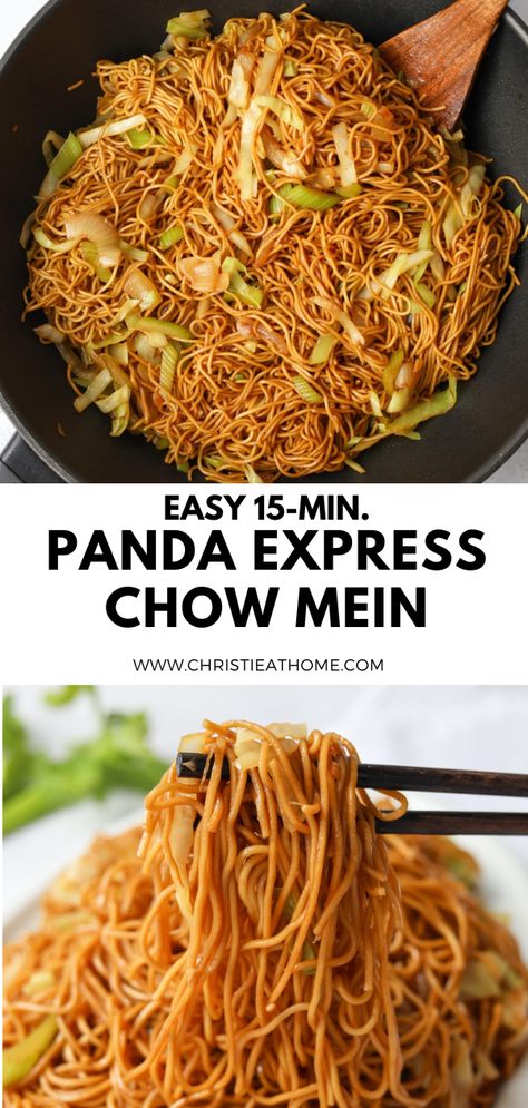 Easy Chow Mein Recipe, Homemade Chinese Food, Chow Mein Recipe, Chinese Cooking Recipes, Easy Chinese Recipes, Panda Express, Chow Mein, 140 Pounds, Chinese Dishes