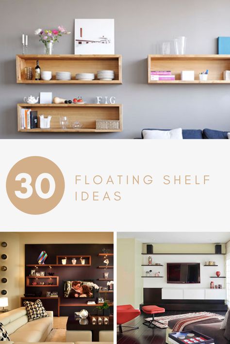 There are many ways to add floating shelves and they can be a great feature in your living room, kitchen, dining room, bathroom, laundry room, or entryway.Some types of floating shelves can add storage space, while some are purely about the look and feel you want in your home. If you want to incorporate floating shelf ideas but aren’t sure how, this list can provide some inspiration. Here are some floating shelf decorating ideas. Gray And White Kitchen Cabinets, Shelf Decorating Ideas, Floating Shelf Ideas, Floating Storage Shelves, Shelf Decorating, Kitchen Cabinet Organization Ideas, Homeowner Tips, Gray And White Kitchen, Add Storage