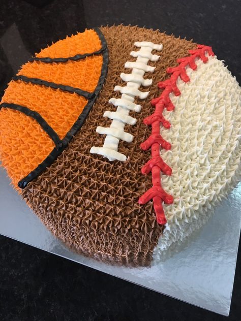 Sports Birthday Cakes, Themed Party Ideas, Sports Baby Shower, Sports Theme Birthday, Sports Birthday Party, Sport Cakes, Sports Birthday, Cute Ideas, Sports Themed Party