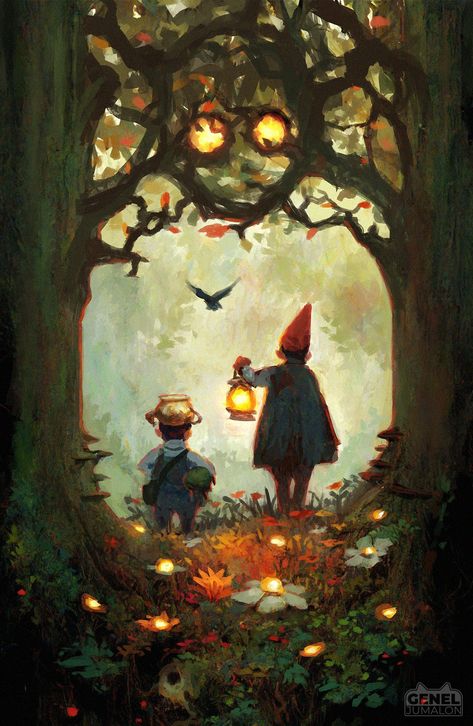 Over The Garden Wall Fan Art, Over The Garden Wall, Into The Unknown, Cool Wallpapers Art, Garden Wall Art, The Unknown, Gravity Falls, Garden Wall, Cool Wallpaper