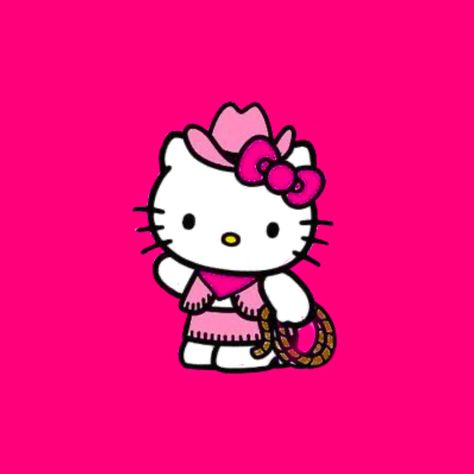 hello kitty, sanrio, pink, aesthetic, cowboy Sanrio Pink Aesthetic, Aesthetic Cinnamoroll, Aesthetic Cowboy, Hello Kitty Stickers, Hello Kitty Imagenes, Images Hello Kitty, Hello Kitty Printables, Sanrio Pink, Walpaper Hello Kitty