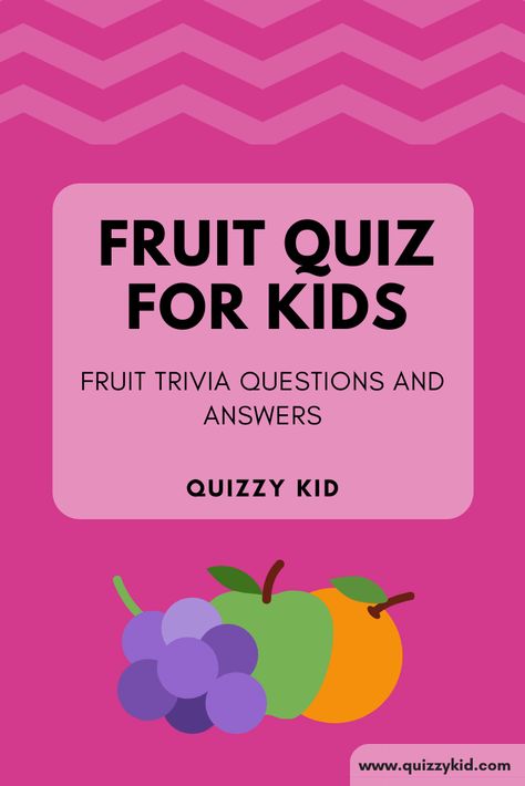 Jumbled Words With Answers, Bible Questions For Kids, Summer Jokes For Kids, Fruit Quiz, Quiz For Kids, Trivia Questions For Kids, Quizzes For Kids, Science Trivia, Jumbled Words