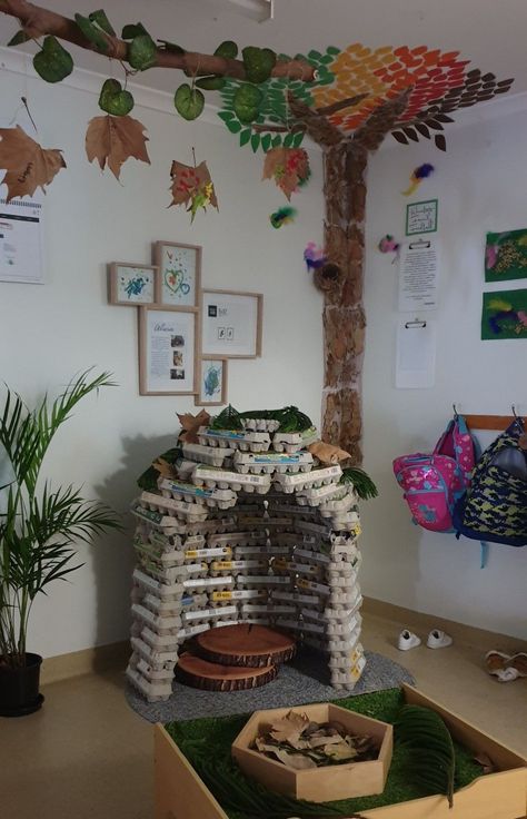 Reggio Inspired Classrooms Preschool, Reggio Emilia Art, Construction Activities Preschool, Toddler Garden, Reggio Emilia Classroom, Prek Crafts, Reggio Inspired Classrooms, Forest School Activities, Preschool Decor