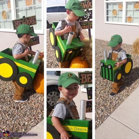 Tractor Costume, Halloween Costume Contest, Boy Halloween Costumes, Toddler Halloween Costumes, Toddler Halloween, Halloween Boys, Costume Contest, First Halloween, Boy Costumes