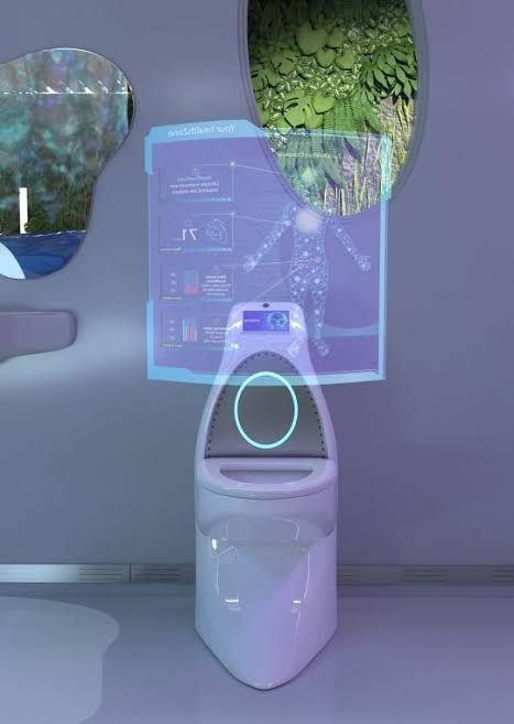 Smart Toilet is the Future - Let Your Potty Run a Medical Checkup Smart Toilet Design, Toilet Day, World Toilet Day, Moon Globe, Holographic Displays, Answer This Question, Smart Toilet, Toilet Design, Flush Toilet