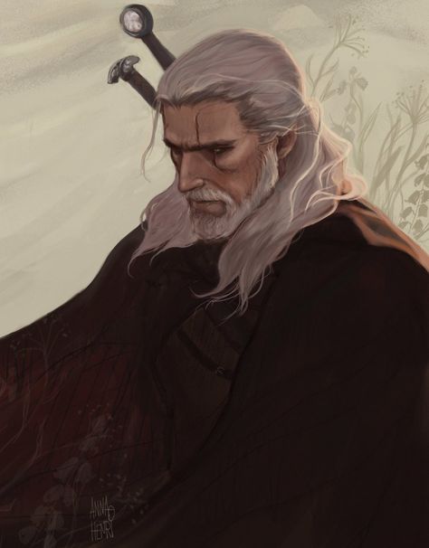 Witcher 3 Art, Witcher 3 Geralt, Witcher Wallpaper, The Witcher Wild Hunt, The Witcher Game, The Witcher Geralt, The Witcher Books, Witcher Art, Targaryen Aesthetic