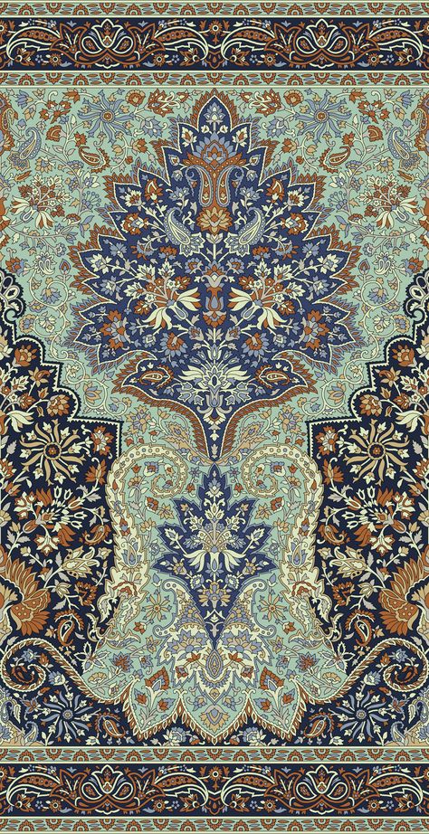 Persian Paisley, Islamic Border, Print Scarf Design, Indian Motif, Furniture Graphic, Hd Flowers, Mughal Art Paintings, Fabric Paint Diy, Fashion Illustration Tutorial