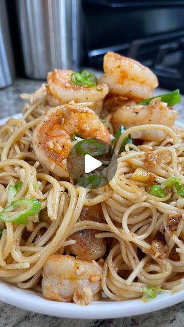 Joedy Tran on Instagram: "Shrimp garlic noodles……..every one has their own recipe and this is my. Great for this up coming Fish Friday. 
Recipe for shrimp: 
•1 lbs peeled and deveined shrimp 
•1 tablespoons butter 
•1 tablespoons fresh garlic 
•1/2 teaspoons garlic powder 
•1/2 teaspoons onion powder 
•1/2 teaspoons ground pepper 
•1/2 teaspoons paprika 
•1/2 teaspoons garlic salt 
Don’t overcooked 
Recipe for noodles: 
•1/2 lbs uncooked spaghetti 
(follow cooking directions on box)
•1 tablespoons olive oil 
•1 tablespoons butter 
•2/3 tablespoon fresh garlic 
•1 tablespoons oyster sauce 
•1/2 tablespoon soy sauce 
•1/2 tablespoon fish sauce (3 crabs brand)
•1/2 tablespoon sugar 
•1/2 teaspoons ground pepper 
•1 teaspoons msg (optional)
•Parmesan cheese 
•green onions 
#nuocmamafoods #garl Garlic Shrimp Pasta Recipes Easy, Recipe For Noodles, Shrimp Noodles Recipes, Garlic Shrimp Pasta Recipes, Shrimp Pasta Recipes Easy, Amazing Pasta, Recipe For Shrimp, Seafood Dinners, Fish Friday