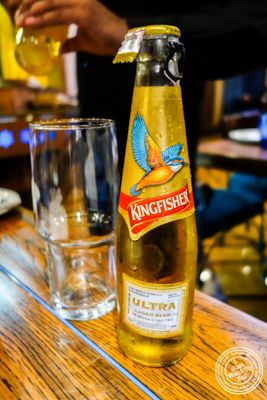 Kingfisher beer at The Great Kabab Factory in the Radisson Blu, Noida Kingfisher Ultra Beer, Bear Bottle Kingfisher, Kingfisher Beer Photography, Kingfisher Beer, Beer Drawing, Bear Drink, Ravi Teja, Beer Photography, Trip To India