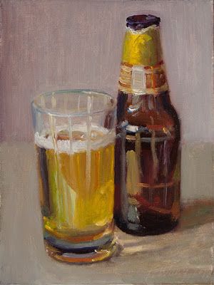 Wang Fine Art: a cup of beer still life oil painting original a painting a day Beer Drawing, Beer Painting, Painting A Day, Oil Painting Inspiration, Wine Painting, Cat Air, Food Painting, Still Life Oil Painting, Still Life Drawing