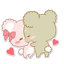 Facebook / Messenger Sweet Sugar Cubs sticker #13 Cute Cartoon Couples Wallpapers, Messenger Stickers, Sugar Bears, Whatsapp Wallpaper Cute, Chibi Cat, Cute Bear Drawings, Mickey Mouse Wallpaper, Emoji Stickers, Cute Cartoon Characters