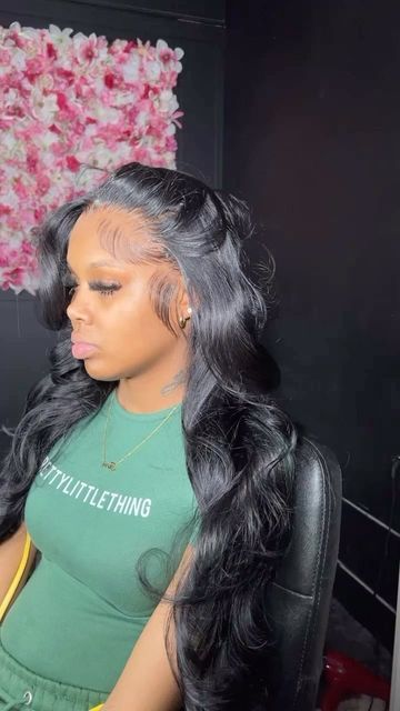 NO DMS💕Hair stylist • MUA💕 on Instagram: "Lace Frontal wig install with layered curls 😍😍❤️ Laid using @boldholdlaceamerica active glue💕 • • Who’s next? Come get Styledbyry💕 ✨Book now with the link in my bio!✨ #dmvhairstylists #dmvhair #frontalwig #closurewig #lacefrontal #laceclosure #boldholdactive #bundles #explorepage #lacewig #crimps" Frontal Wig Install, Layered Curls, Frontal Wig Hairstyles, Wig Install, Quick Weave Hairstyles, Frontal Hairstyles, Slick Hairstyles, Dope Hairstyles, Hair Ponytail Styles