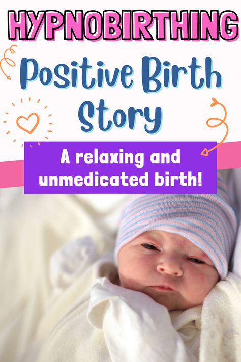 Emma’s birth story as a first time mom is a relaxing and drug-free one, achieved with hypnobirthing. She had a completely natural positive birth in hospital, with no epidural. Part of a series of Positive Birth Stories from Conquering Motherhood. #naturalbirth #positivebirthstories #hypnobirthing No Epidural, Membrane Sweep, Free Birth, Unmedicated Birth, Positive Birth, Birth Affirmations, Water Birth, Hospital Birth, Birth Center