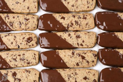 Espresso, Chocolate and Cocoa Nib Shortbread | Recipes | feastmagazine.com Espresso Shortbread Cookies, Cream Filling Recipe, Chocolate Chunk Brownies, Chocolate Chip Shortbread Cookies, Seasonal Desserts, Shortbread Recipes, Chocolate Espresso, Cocoa Nibs, Sprinkle Cookies