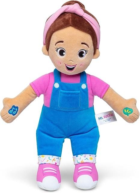 Amazon.com: Ms. Rachel Speak & Sing Doll, 16” Tall Interactive Toy with 4 Songs & 16+ Phrases, Toddler Toys for Girls & Boys Ages 6 Months to 3+ Years : Toys & Games Youtube Manifestation, Popular Christmas Toys, Ms Rachel, Toddler Videos, Xmas List, Toddler Sleep, Soft Stuffed Animals, Newborn Toys, Manifestation Board