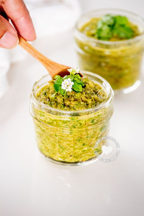 These Homemade Dominican Sofrito and Sazón recipes are the favorite base for Dominican dishes. Here are a few to choose from. #simplebyclara #dominicanrecipes #dominicancooking Dominican Sofrito, Sofrito Recipe Dominican, Sazon Recipe, How To Make Sofrito, Dominican Dishes, Dominican Dish, Cornmeal Recipes, Arepas Recipe, Sofrito Recipe