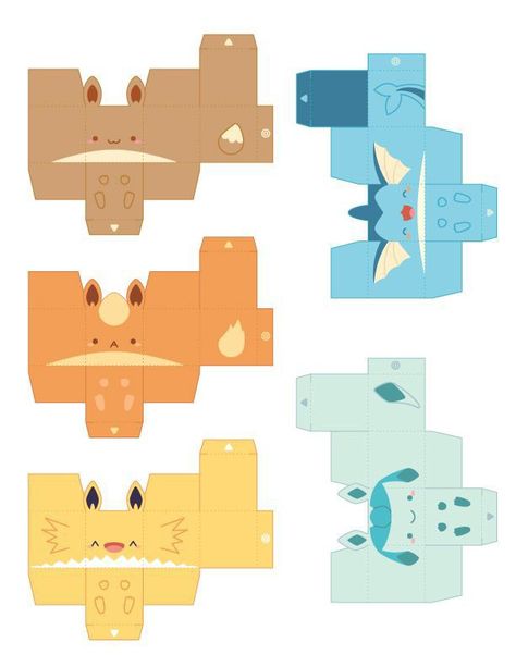 Pokemon Template, Papercraft Pokemon, Kartu Pokemon, 3d Pokemon, Pokemon Diy, Pokemon Craft, Anime Paper, Paper Toys Template, Paper Doll Template