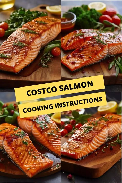 costco salmon cooking instructions Costco Salmon, Frozen Salmon Recipe, Honey Mustard Glaze, Costco Meals, Frozen Salmon, Salmon Filet, Salmon Dishes, Cooking Salmon, Healthy Oils