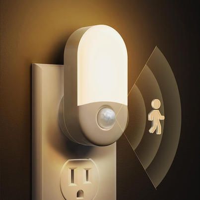 Kids Bathroom Lighting, Motion Sensor Lights Indoor, Bathroom Night Light, Plug In Wall Lights, Sensor Night Lights, Motion Sensor Lights, Lamps Ceiling, Bedroom Lighting, Led Night Light