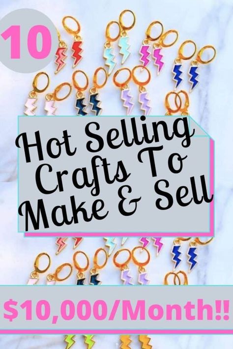 Hot selling crafts to make and sell Craft Show Ideas To Sell, Craft Fair Ideas To Sell, Things To Sell On Etsy, Etsy Shop Ideas, Profitable Crafts, Diy Projects To Make And Sell, Diy Gifts To Sell, Selling Crafts, Easy Crafts To Sell