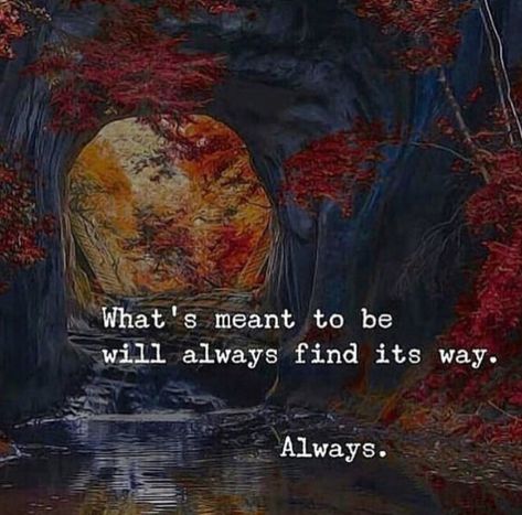 What's Meant To Be Will Always Find Its Way. — Steemit Best Time To Study, Me Affirmations, Mind Soul Spirit, Destiny Quotes, Negative To Positive, Nice Sayings, Be Quotes, Time To Study, The Uninvited