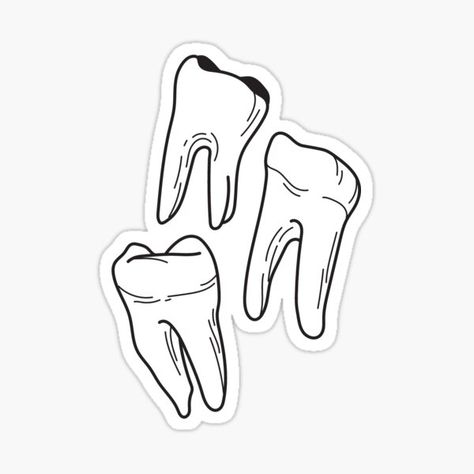 Teeth Sticker, Peace Gesture, Sticker Design, Okay Gesture, Sell Your Art, Vinyl Sticker, For Sale, Sticker Designs