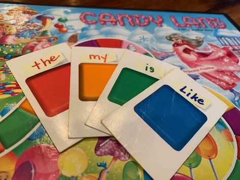 Candy Land Sight Words ~ No More Flashcards – Littlest Bookworms Sigh Words, Learning Sight Words, Letter Identification, Learning To Read, Sight Word Practice, Word Practice, High Frequency Words, Reading Workshop, Spelling Words