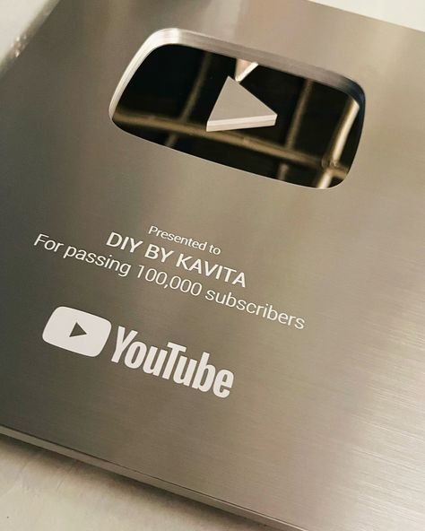 SO THIS HAPPENED ❤️😍🧿 . . Huge THANK YOU to everyone that has subscribed to my YouTube channel and helped me reach 100,000 subscribers because I have just received my “SILVER PLAY BUTTON”.❤️ I never dreamed of my channel growing the way it did but I am so honored to be able to reach this many people in a positive way! Thank you from the bottom of my heart to every single one of you who has helped make this a reality for me. I am so beyond grateful for you for letting me into your lives and al... Youtube Silver Play Button, Silver Play Button, Subscribers Youtube, Beyond Grateful, Play Button, 2025 Vision, Grateful For You, My Youtube Channel, 100 000