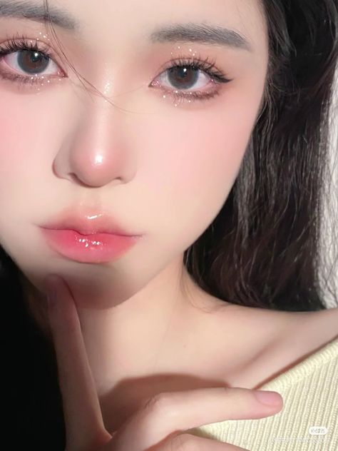 Layout Makeup, Fantasy Country, Makeup Douyin, Makeup Korea, Goddess Makeup, Hair Color Pictures, Makeup Asian, Anime Eye Makeup, Korean Makeup Look