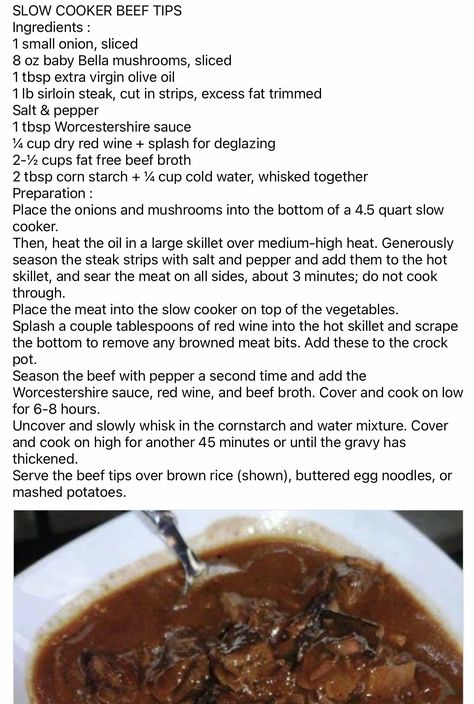 Beef Tips In Gravy, Cherokee Food, Slow Cooker Beef Tips, Beef Tips And Gravy, Grandma Cooking, Paula Deen Recipes, Crockpot Recipes Beef, Beef Tips, Soup Recipes Slow Cooker