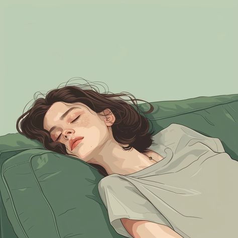 💎🌟Charming Illustrations with Midjourney Prompts: Click on the Link in my Profile📌🔗 Shh Illustration, Sleep Illustration Art, Profiles Photos, Sleeping Illustration, Hawaii Painting, Woman Sleeping, Funny Cartoon Images, Sinchan Wallpaper, Spoke Art