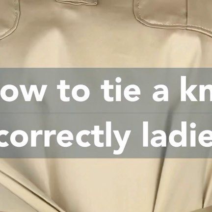 Tie A Knot On Pants, How To Tie A Belt, Tying Bows, How To Tie A Knot, Bow Tying, Tie A Knot, Clothes Organization Diy, Petite Clothing, Instagram Style