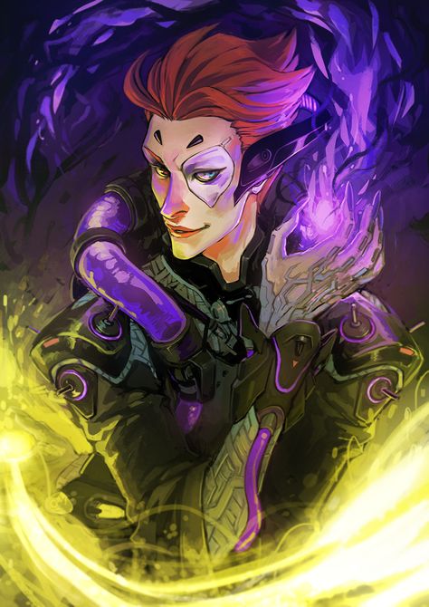 Moira Wallpaper, Overwatch Tattoo, Moira Overwatch, Overwatch Drawings, Overwatch Wallpapers, Overwatch Fan Art, Overwatch 2, Dishonored, Video Game Art