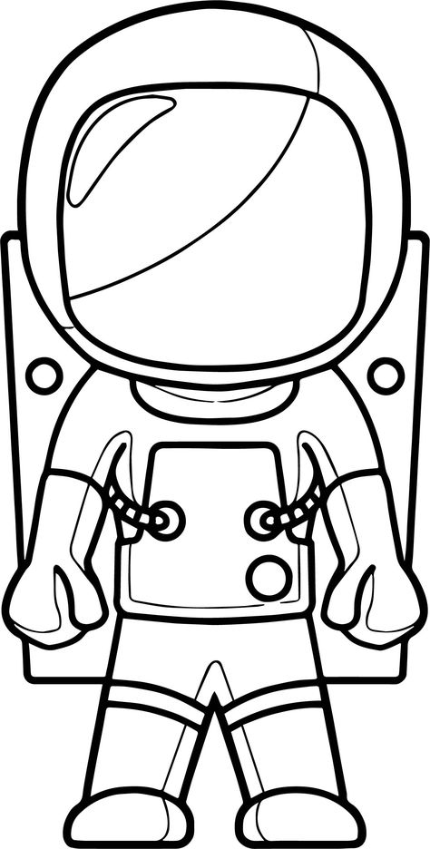 nice Closed Astronaut Coloring Page Astronaut Template, Astronaut Coloring Page, Astronaut Coloring, Planet Coloring Pages, Moon Coloring Pages, Planet Colors, Space Coloring Pages, Free Kids Coloring Pages, Preschool Coloring Pages