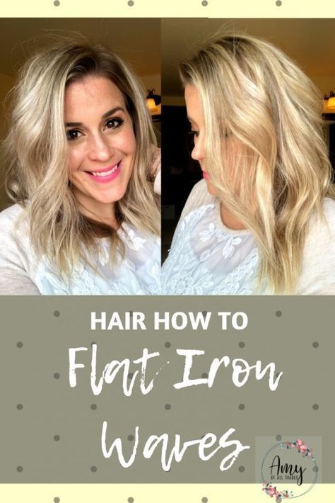 Learn to use you flat iron for tousled, lived-in waves. Video tutorial #hairtutorial #hairtutorialvideo #flatironwaves #flatironcurls #straightener #hairhowto Straight Iron Waves, How To Get Wavy Hair With Flat Iron, Best Wavy Hair Products, Waves Video, Curls For Medium Length Hair, Flat Iron Waves, Sitting On The Edge, Silky Shiny Hair, Curls With Straightener