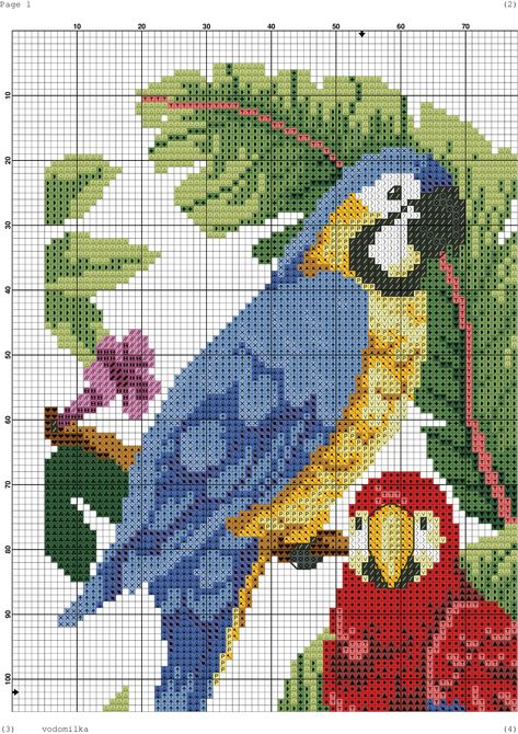 Colorful Cross Stitch Patterns, Blackwork Embroidery Patterns, Colourful Cross Stitch, Rose Cross Stitch Pattern, Blackwork Embroidery, Crochet Shawl Pattern Free, Cross Stitch Bird, Cute Cross Stitch, Floral Cross Stitch