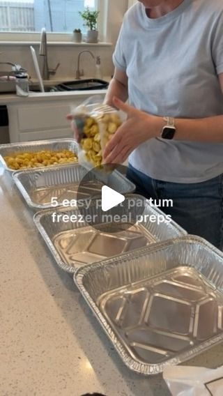 Emy Lee on Instagram: "5 of my favorite freezer meal preps for post partum (or really any busy season)! Your future self will thank you, trust me 😂

Comment “casseroles” for the link to the PDF with the 5 recipes that make 8 dishes total! It’s free, I just couldn’t fit it all in this caption haha 

#budgetcoach #spendingcoach #sahm #stayathomemom #spendless #mealprep #budgetfreezerprep #budgetmealprep #postpartum #freezermeals #freezer" Individual Freezer Meals, Freezer Casseroles, Budget Meal Prep, Family Meal Prep, Make Ahead Freezer Meals, Meal Train Recipes, Freezer Meal Prep, Dinner Meal Prep, Incredible Edibles