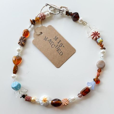 Mismatched Beaded Bracelet, Henry Purrnel, Mismatched Bracelets, Mismatched Necklaces, Henri Purnell, Beads Inspiration, Jewerly Beads, Indie Jewelry, Cord Jewelry