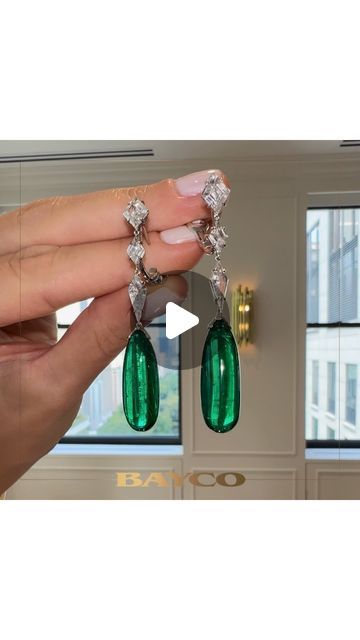 Bayco Jewels on Instagram: "A Beautiful Pair Of Platinum Ear Pendants Featuring A Breathtaking 19-Carat Pair Of Emerald Drops Suspended From A Sequence Of Unique Colorless Kite Shaped Diamonds. 

#Bayco
#BaycoJewels
#TheMostPreciousStonesInTheWorld" Instagram A, Platinum, Emerald, Diamonds, On Instagram, Instagram