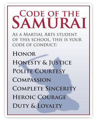 Martial arts students code of conduct at Elite Dojo Karate Motivation, Samurai Code, Karate Quotes, Marines Funny, Ancient Samurai, Ronin Samurai, Martial Arts Quotes, Zen Philosophy, Motivational Interviewing