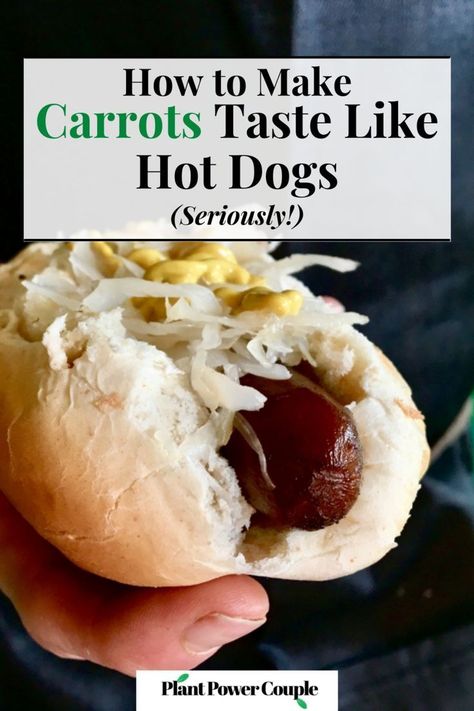 Plant Based Hot Dogs, Plant Based Asparagus Recipes, Tabitha Brown Carrot Dog, Carrot Hotdogs Recipe, Carrot Hot Dogs Vegan, Carrot Dogs Recipe, Vegan Menu Ideas, Carrot Hot Dog Recipes, Carrot Dogs Vegan